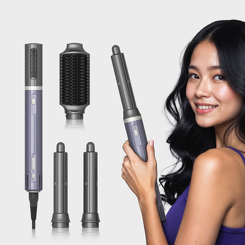Máy sấy tạo kiểu tóc LocknLock 220-240V - Màu tím xám - ENA526GRY, , large image number null